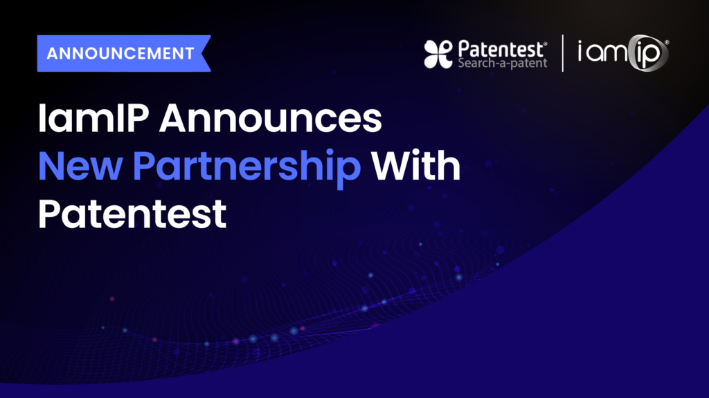 IamIP announces partnership with Patentest blog banner
